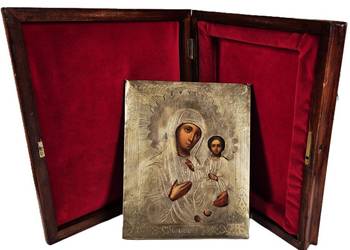 Ikona Matka Boża Smoleńska, srebro, 0469