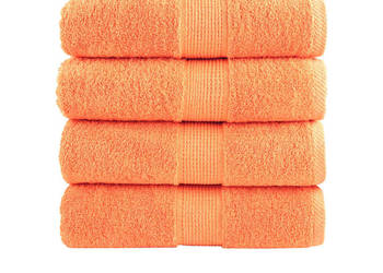 Ręczniczki premium SOLUND 4 szt. pomarańczowe 30x50 cm WM-137375