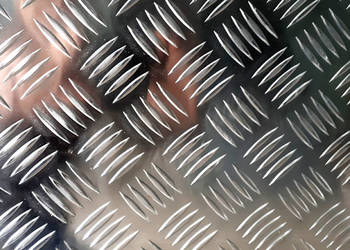 Blacha aluminiowa ryflowana (łezka) #3x500x500 mm
