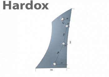 Pierś HARDOX 405104/L A 12 części do pługa BRIX
