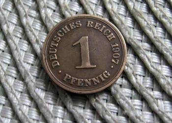 Niemcy 1 Fenig 1907r - D