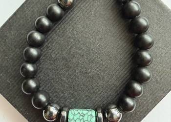 Bransoletka męska z kamieni naturalnych