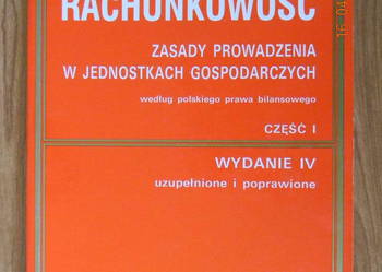 Rachunkowość. Zasady prowadzenia w jednostkach gospodarczych