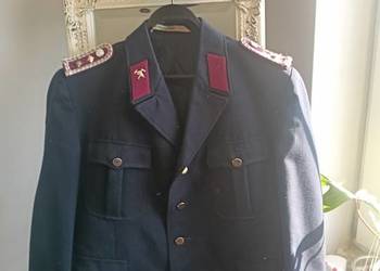 kurtka mundurowa straży pożarnej  czapka NRD