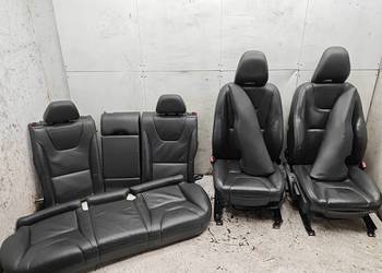 Volvo V60 FOTEL FOTELE KIEROWCY PASAŻERA TYŁ KOMPLET SKÓRA