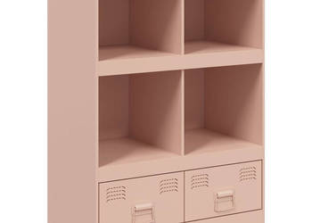 Szafka różowa 67x39x95 cm stal WM-841800