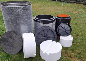 Obudowa studni głębinowej 120x60 ocieplona zabudowa studzienka rewizyjna