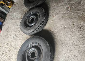 Opony  koła żuk, gaz, fiat, syrena, prl