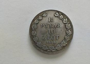 10 zł  1836 rok 1 1/2 rubla - kopia