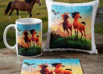 Mustang z dzikiej Doliny Disney Lorcana Konie kon prezent poduszka kubek pu