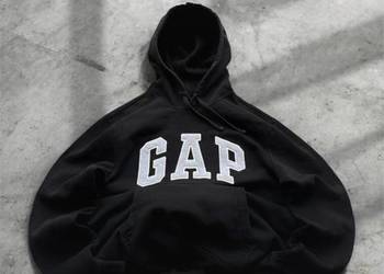 Bluza z Kapturem GAP Czarna Meska Unisex Rozmiar S Bawełna