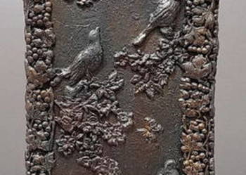 Wazon szklany - Rajski ogród, zmieniający kolory