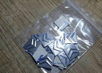 Nowa Naklejka Naklejki na kluczyk Pilot Citroen 16mm x 16mm Aluminium 1szt