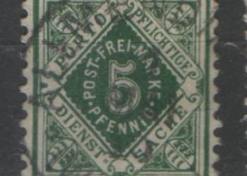 Zn. Wurttemberg Mi 103 kas 1890