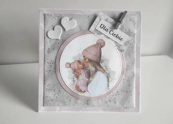 Kartka okolicznościowa ręcznie robiona dla Mamy Dzień Matki Kartka okolicznościowa ręcznie robiona dla Mamy Dzień Matki