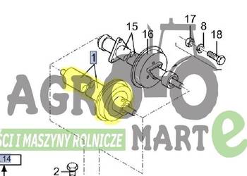84019694 WAŁ DOLNY PODAJNIKA POCHYŁEGO CNH