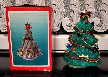 POZYTYWKA # Mery Christmas # Choinka podświetlana obracana Boże Narodzenie