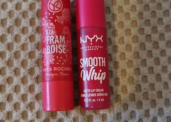 pomadka szminka błyszczyk do ust zestaw czerwona czerwień Yves Rocher NYX