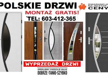 Drzwi zewnętrzne drewniane i metalowe antywłamaniowe ocieplone