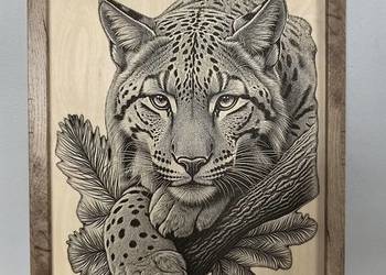 Ryś czeka na nowy dom! Obraz A3