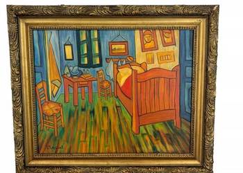 Vincent Van Gogh - Pokój w Arles - Obraz Olejny Płótno - Złota Rama