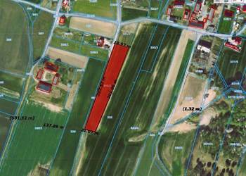Działka budowlana 0,50 ha z MPZP (możliwość podziału) – Osła / A4