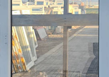 OKNA KacprzaK Witryna 63X190 FIX Używany PCV Plastikowy