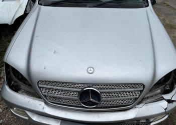 Mercedes ML 163 maska srebrna 744 pokrywa silnika grill zam…