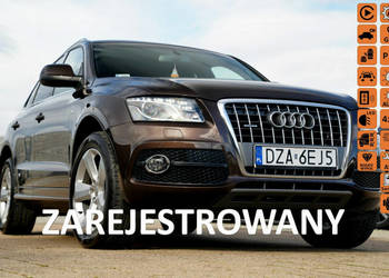Audi Q5 S-LINE skora nawi zawieszenie adaptacyjne 4x4 grzane fotele hak el…