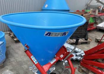Rozsiewacz nawozów jednotarczowy plastikowy nowy mini 300l, 350l, 400l, 500