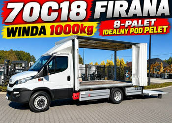 Iveco Daily 70C18 V H Firana Winda 1000kg 8-Palet 50c18 35C18
