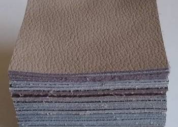 Skóra Kwadrat 8 x 8 cm (30 sztuk) Licowa Włoska Szarości Beże i inne (54)