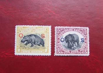 Liberia 1900 MNH Fauna Zwierzęta Nadruk OS  a