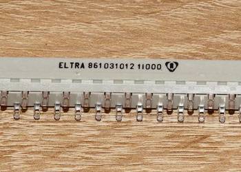 Złącze gniazdo żeńskie 31 pin ELTRA 861 0310121 1000 ZŁOCONE, Nowe