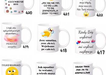 Kubek z śmiesznymi tekstami