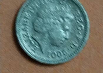 Moneta jednofuntowa 2001r.