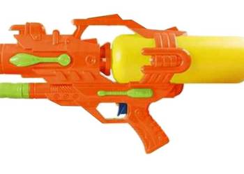 Duży pistolet na wodę  45 cm z pompką,pomarańczowy