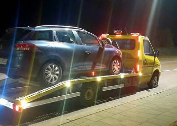 Pomoc drogowa 24/7 transport lawetą przewóz maszyn