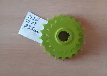 tryb zebatka podwojna z20,z18 prasa claas rollant 46,44,34,62,85,250,255