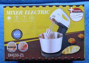 Sprzedam nowy mikser ręczny robot kuchenny duża miska + 4 końcówki stojak