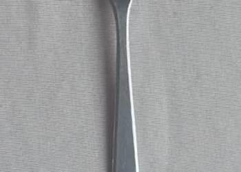 Widelec ze stali nierdzewnej Hefra, z napisem Gastronomia.