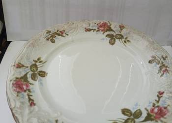 Talerzyki deserowe Chodzież, złota róża, 8 sztuk