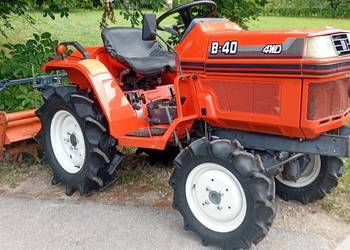 Ciągnik mini traktor ogrodniczy Kubota + glebogryzaka jak Yanmar Iseki