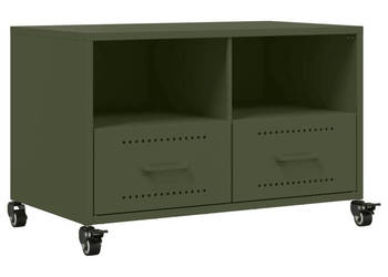 Szafka RTV oliwkowa 68x39x435 cm stal WM-846702