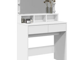 Toaletka z LED biała 80x41x1345 cm WM-848185