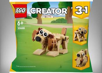 Zestaw NOWY LEGO Polybag Creator 30666 Prezentowe Zwierzęta Pies Niedźwiedź