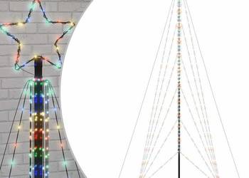 vidaXL Choinka LED 861 LED Kolorowa 478 cm(SKU:4016427)