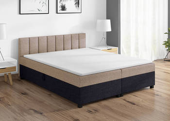 Tapczan dwuosobowy z pojemnikiem Łóżko do sypialni Leo 160x200