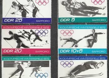 NIEMCY NRD DDR - SAPPORO OLIMPIADA - 1972 - CZYSTE**