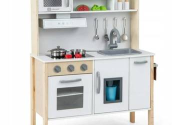 Interaktywna kuchnia drewniana dla dzieci